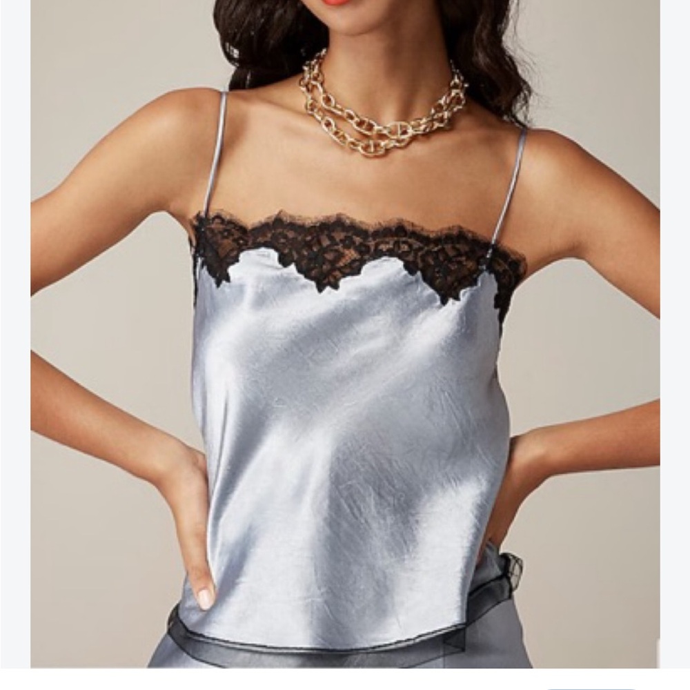 NWT J. Crew Satin Lace Camisole F/W 2026